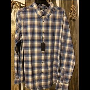 John Varvatos Men Long Sleeve Button Shirt Large